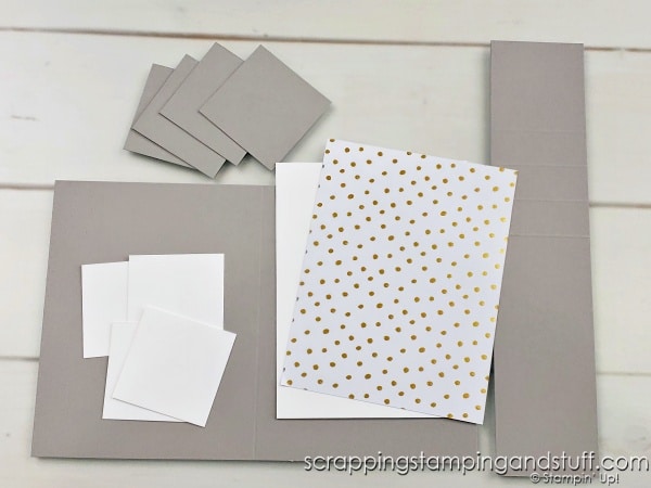 Click to learn how to make a waterfall card, quickly and easily with both photo and video tutorials! Features the Stampin Up Kindest Gnomes bundle.