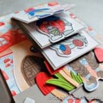 Click to learn how to make a waterfall card, quickly and easily with both photo and video tutorials! Features the Stampin Up Kindest Gnomes bundle.