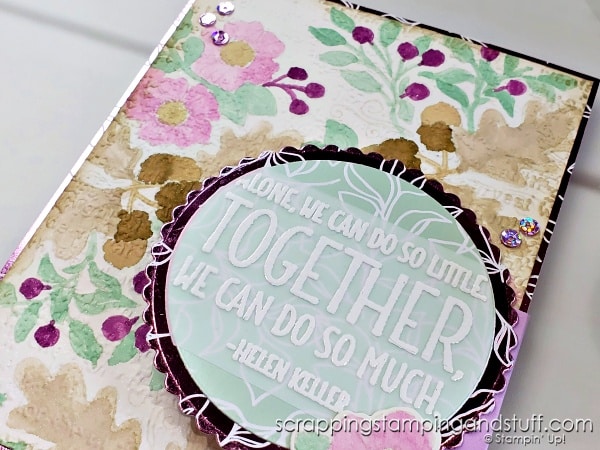 Stampin Up Fond Of Autumn & A Fun Fold Card!