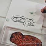 Stop Overinking Your Stamps! Take a look at this quick card making tip, save paper, and stop getting covered in ink!