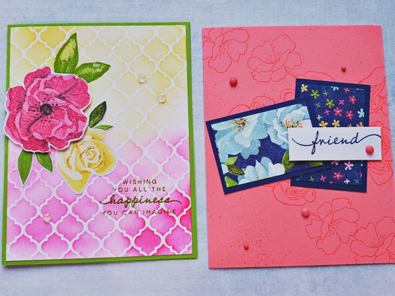 Click to see 40+ Stampin Up card ideas from Stampin Up's BackStage Leaders Conference!