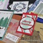 See 16 seasonal card ideas that are easy to mass produce for Christmas and the holidays! Stampin Up