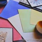 Create sparkle paper in any color with this simple trick and tools you already have in your craft area. Click to learn how!