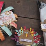 Make it a perfect Thanksgiving with these handmade treats! Ideas include a jar ring pumpkin centerpiece, turkey punch art treat holder, and leaf silverware rings.