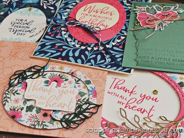 Stampin Up Framed Florets & Fitting Florets Collection