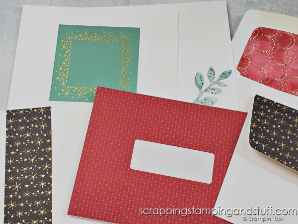 6 Ways To Decorate Envelopes With Patterned Papers!