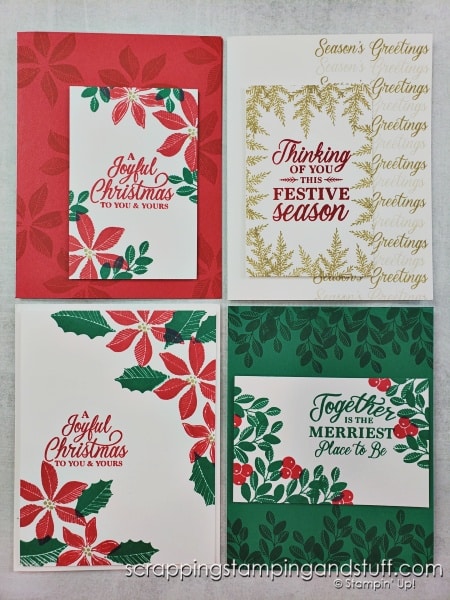 Beginner Christmas Card Ideas ANYONE Can Make - Click to see simple card ideas for beginners and last minute card making!