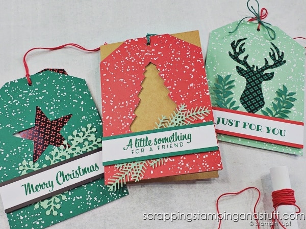 Beginner Christmas Card Ideas ANYONE Can Make - Click to see simple card ideas for beginners and last minute card making!