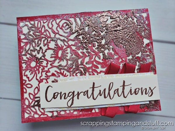 How To Use Texture Paste For Card Making