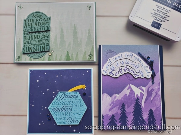 Stampin Up Covered In Sunshine & Sentiment Stamp Techniques