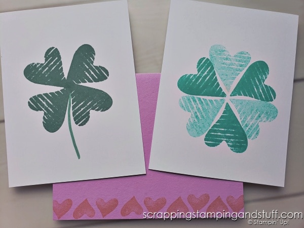 Click to see 9 creative ways to use hearts on your card projects! Sample cards feature the adorable Stampin Up Country Bouquet bundle.