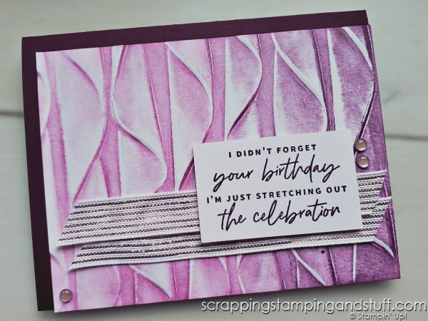 Have you ever tried inking embossing folders before embossing paper? Create stunning, one-of-a-kind results with these neat techniques!