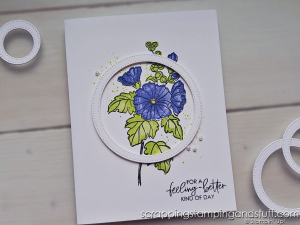 Cut ALL the nesting shapes at once for unique card projects! Use them to highlight a stamp, frame printed paper, or create unique backgrounds!