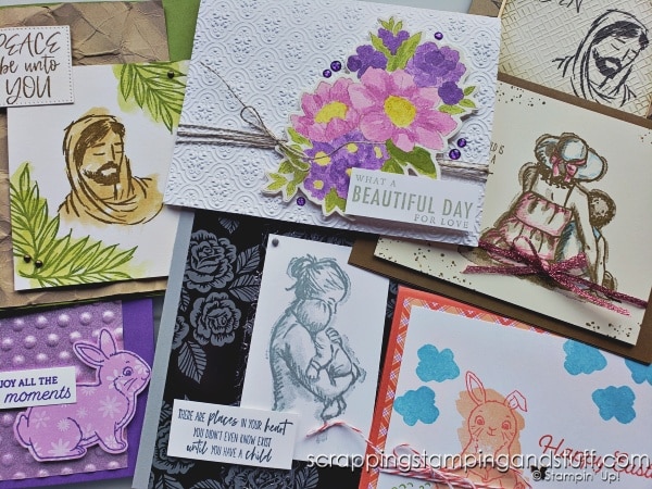 Click to see 7 ways to use outline stamps that do not involve coloring them in! Stampin Up Rejoice In Him, Blessings Of Home, Easter Bunny, Places In The Heart