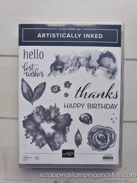 Take a look at this one sheet wonder for making quick, clean and simple cards! Samples feature the Stampin Up Artistically Inked stamp set.