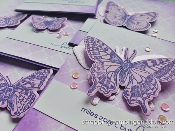 Mass Producing Stunning One-Of-A-Kind Cards With Butterfly Brilliance