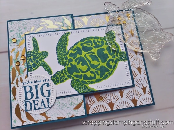 FLIP Your Stamps With Stampin Up Sea Turtle!