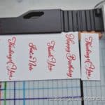 Would you love to know how to stamp and store tons of sentiment tags in just minutes? Click for this simple card making hack!