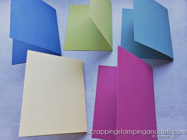 Click for this tip that AMAZED me when I discovered it! Fold multiple cards quickly and easily!