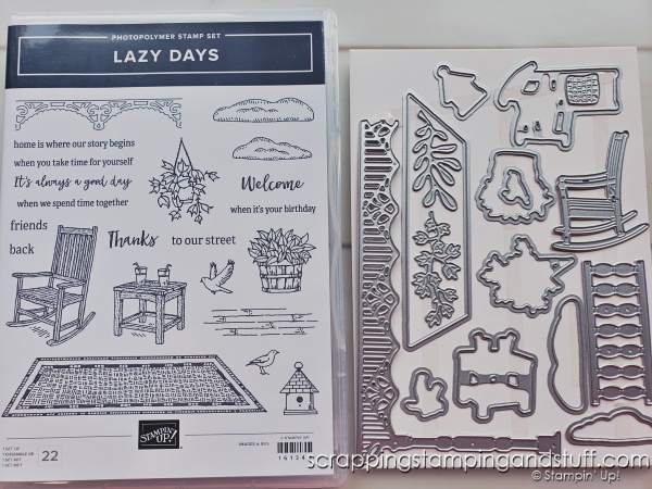 Click to see how to create quick & simple backgrounds using blending brushes and the Stampin Up Lazy Days bundle!