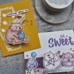 How To Make A Wobbler For Interactive Handmade Cards! Stampin Up Fluffiest Friends