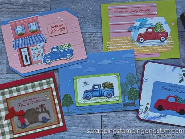 Stampin Up Trucking Along & Creative Corner Ideas