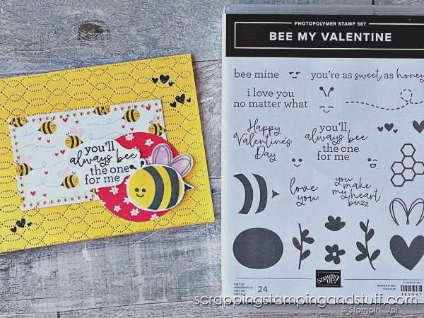 Stampin Up Bee My Valentine