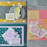 Use your paper stash with these 50 card designs! Includes fun fold cards, simple techniques, unique designs, and more.