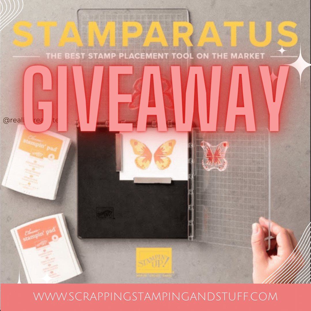 Enter for your chance to win or purchase one of the 5 Stamparatus I have left available!! It's the best stamping platform ever made!