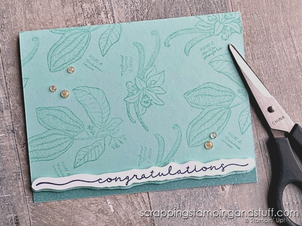 Click for ideas on creating decorative card edges on your handmade cards - this is such a simple way to create unique card projects!