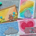 Click for 5 simple ways to use alcohol markers for simple and beautiful card making projects! Featuring Stampin Up Hearts & Hugs