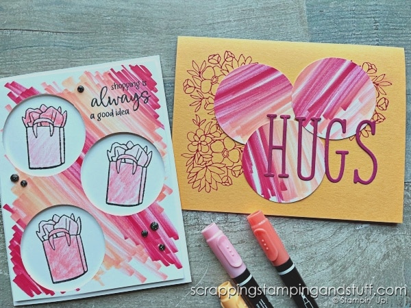 Click for simple marker techniques to try on your next card making project. Includes video tutorial and lots of sample cards!