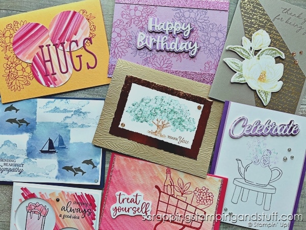 Click for simple marker techniques to try on your next card making project. Includes video tutorial and lots of sample cards!