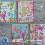 Click to see a new way to emboss...different than just embossing on a piece of cardstock! Featuring Stampin Up Ocean Friends
