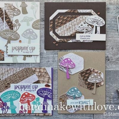 Stampin Up Terrific Toadstools & Paper Scrap Cards!