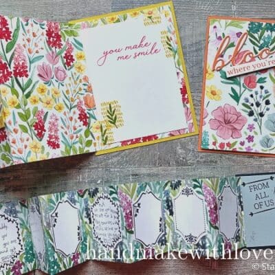 Use your paper stash with these 4 fun and simple card designs! Great card making ideas including fun fold cards that anyone can make.