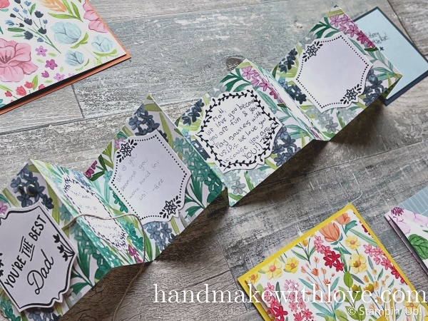 Use your paper stash with these 4 fun and simple card designs! Great card making ideas including fun fold cards that anyone can make.