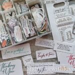 Always have card making tags on hand and ready! Click to see three tips for always having tags ready, including having an organizer box to sort your tags!