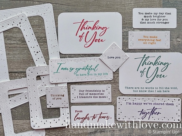 Always have card making tags on hand and ready! Click to see three tips for always having tags ready, including having an organizer box to sort your tags!