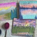 Bring out your inner artist and make some Bob Ross cards! You