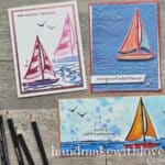 Watercolor card making doesn