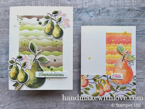 Blending brush designs make quick and unique card backgrounds. Click to see how to create them today!