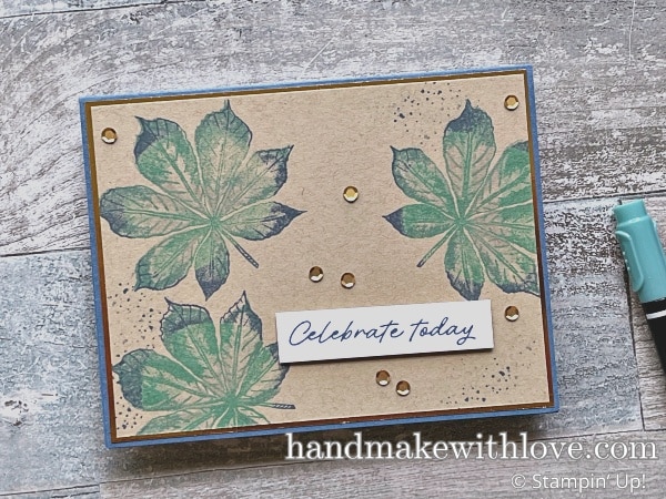 Click to see 3 simple ways to create realistic inking techniques! Anyone can do these easy techniques! Samples feature Stampin Up Artistic Leaves stamps.
