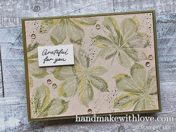 Click to see 3 simple ways to create realistic inking techniques! Anyone can do these easy techniques! Samples feature Stampin Up Artistic Leaves stamps.