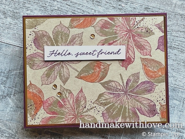Click to see 3 simple ways to create realistic inking techniques! Anyone can do these easy techniques! Samples feature Stampin Up Artistic Leaves stamps.