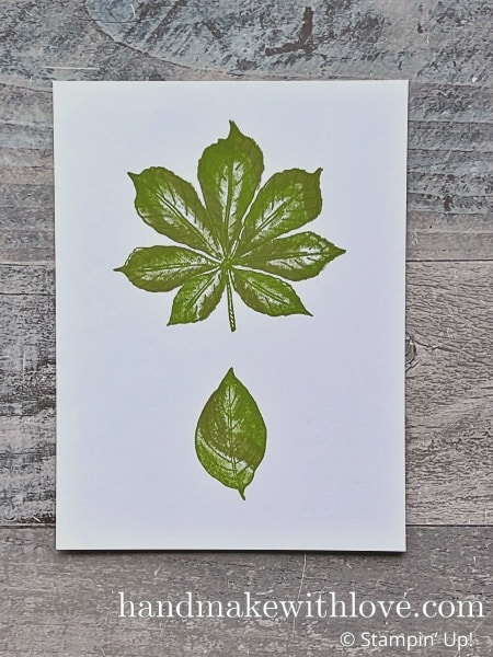 Click to see 3 simple ways to create realistic inking techniques! Anyone can do these easy techniques! Samples feature Stampin Up Artistic Leaves stamps.