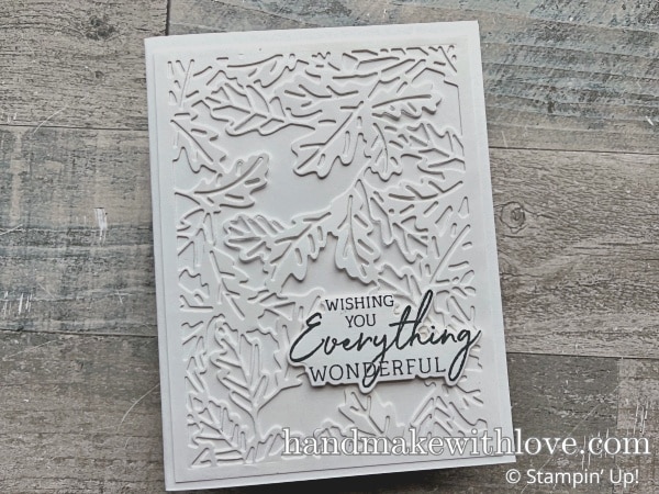 Click here to see 5 different ways to use one die cut - from simple to advanced. Try these techniques on your card projects! Samples feature the Stampin Up Amber Autumn bundle.