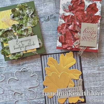 Click to see ideas for realistic leaves that anyone can create with tools you already have in your collection! Use leaves year round on your card projects!