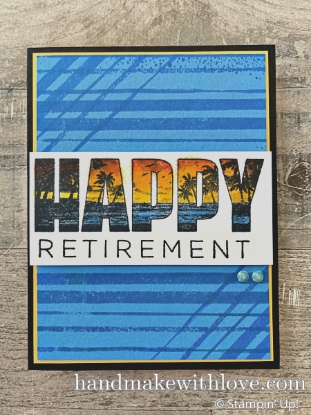 Click to see a rubber band trick for card making to make fun and unique backgrounds! Try this today!