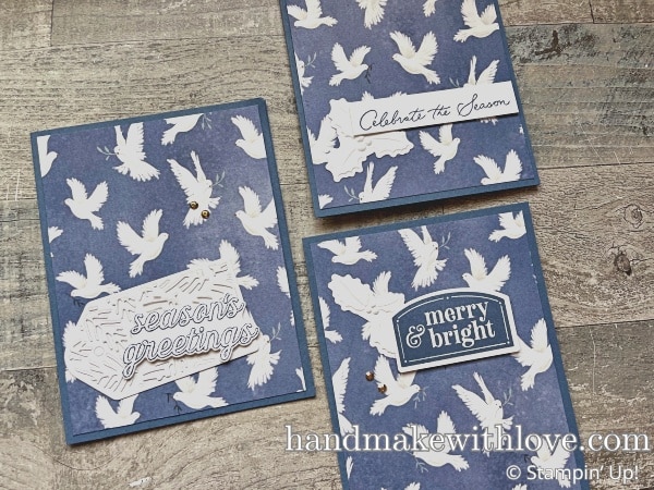 Click to watch as I create 9 snowflake cards in 25 minutes using lots of simple techniques and time saving tricks!